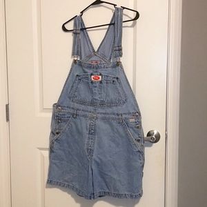 Vintage Revolt Jean Short Overalls